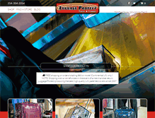 Tablet Screenshot of luggageprotect.com
